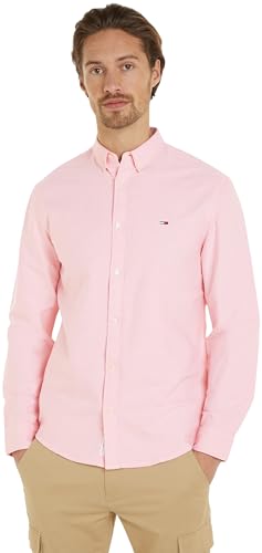 Tommy Jeans Herren Hemd Tjm Entry Reg Oxford Shirt Freizeithemd, Rosa (Tickled Pink), M von Tommy Jeans