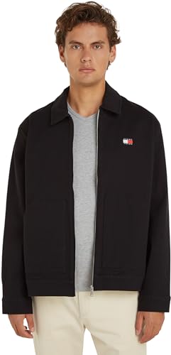 Tommy Jeans Herren Jacke Übergangsjacke, Schwarz (Black), M von Tommy Jeans