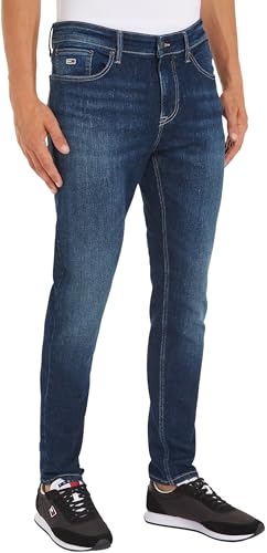 Tommy Jeans Herren Jeans Austin Slim Fit, Blau (Denim Dark), 36W/30L von Tommy Jeans