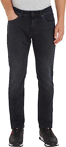 Tommy Jeans Herren Jeans Scanton Slim Stretch, Schwarz (Dynamic Jacob Black), 33W / 30L von Tommy Jeans