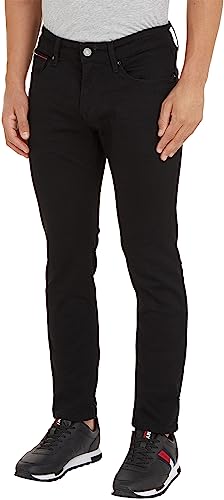 Tommy Jeans Herren Jeans Scanton Slim Stretch, Schwarz (New Black Stretch), 28W / 32L von Tommy Jeans