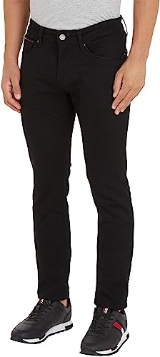 Tommy Jeans Herren Jeans Scanton Slim Stretch, Schwarz (New Black Stretch), 32W / 30L von Tommy Jeans