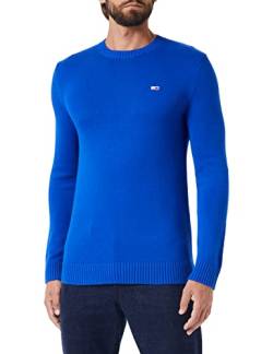 Tommy Jeans Herren Pullover Essential Crew Neck Strickpullover, Blau (Twilight Navy), 3XL von Tommy Jeans