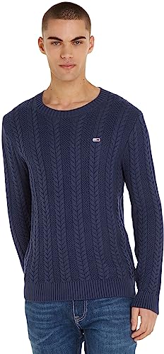 Tommy Jeans Herren Pullover Strickpullover, Blau (Twilight Navy), L von Tommy Jeans