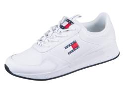 Tommy Jeans Herren Runner Sneaker Schuhe, Weiß (White), 41 von Tommy Jeans