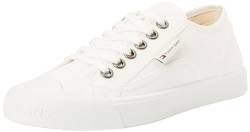Tommy Jeans Herren Sneaker Flexible Outsole zum Schnüren, Weiß (Ecru), 43 EU von Tommy Jeans