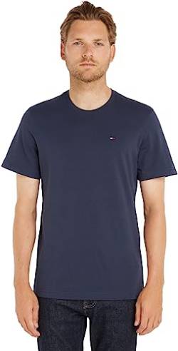 Tommy Jeans Herren T-Shirt Kurzarm TJM Original Slim Fit, Blau (Black Iris), XXL von Tommy Jeans