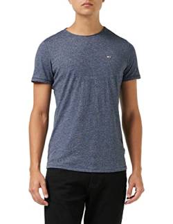 Tommy Jeans Herren T-Shirt Kurzarm TJM Slim Slim Fit, Blau (Twilight Navy), M von Tommy Jeans