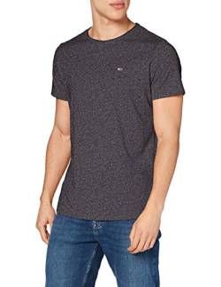 Tommy Jeans Herren Tjm Xslim Jaspe Neck Ext Dm0dm09586 Kurzarm Strickoberteile, Schwarz (Black), S EU von Tommy Jeans