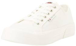 Tommy Jeans Herren Vulcanized Sneaker Schuhe, Weiß (Ecru), 41 von Tommy Jeans