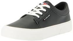 Tommy Jeans Herren Vulcanized Sneaker Skate Derby Schuhe, Schwarz (Black), 46 EU von Tommy Jeans