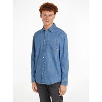 Tommy Jeans Jeanshemd TJM RLX WESTERN DENIM SHIRT mit Brusttasche von Tommy Jeans