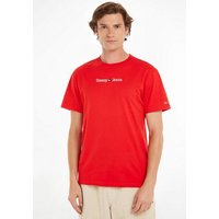 Tommy Jeans T-Shirt TJM CLASSIC LINEAR LOGO TEE mit Logostickerei von Tommy Jeans