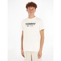 Tommy Jeans T-Shirt TJM SLIM ESSENTIAL TOMMY TEE mit großem Tommy Druck auf der Brust von Tommy Jeans