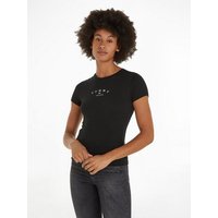 Tommy Jeans T-Shirt TJW SLIM ESSENTIAL LOGO 2 SS mit Tommy Jeans Flagge von Tommy Jeans