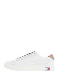 Tommy Jeans Tommy Hilfiger Damen Sneakers Leder Varsity Wmn En0En01891, Weiß, 37 EU von Tommy Jeans