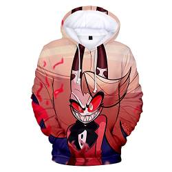 Hazbin Hotel Hoodie Alastor Anime 3D Print Pullover Langarm Kapuzenpullover Unisex Streetwear, Typ 3, S von Tongyundacheng