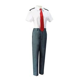 My Hero Academia Bakugou Katsuki Midoriya Izuku Cosplay Kostüm Anime JK Schuluniform Sommer Kurzarm Uniform für Damen Herren, männlich, XS von Tongyundacheng