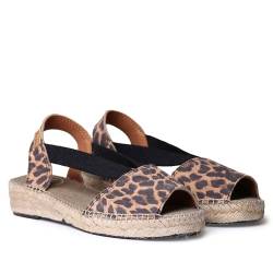 TONI PONS Edith Espadrilles aus Spaltleder für Damen, mit Stickerei, Leder, 42 EU von Toni Pons