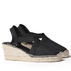 Toni Pons Damen-Espadrille aus Baumwolle - TER - Schwarz, 35 EU von Toni Pons