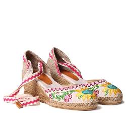 Toni Pons Damen-Espadrille aus Baumwollstoff - Lolita - Hübsch, 39 EU von Toni Pons