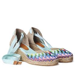 Toni Pons Damen-Espadrille aus Baumwollstoff - Lolita - Rainbow, 39 EU von Toni Pons