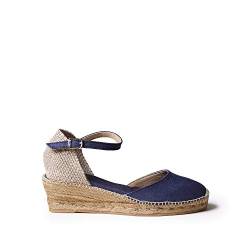 Toni Pons Damen-Espadrille aus Baumwollstoff - Romina - Marine, 42 EU von Toni Pons