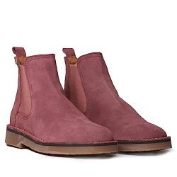 Toni Pons Damen-Stiefelette aus geteiltem Wildleder– ISA-SY – Weinrot, 40 EU von Toni Pons