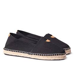 Toni Pons Unisex-Espadrille aus Baumwollstoff - BLANES-ER Schwarz, 42 EU von Toni Pons