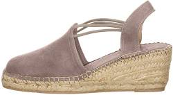 Toni Pons Wildleder-Espadrille für Damen - TREMP - Taupe, 36 EU von Toni Pons