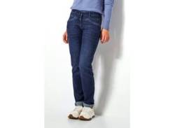 Slim-fit-Jeans TONI "Perfect Shape Slim" Gr. 40, N-Gr, blau (mid blue used) Damen Jeans Röhrenjeans von Toni