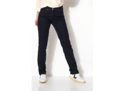 Straight-Jeans TONI "Perfect Shape Straight" Gr. 36, N-Gr, blau (dark blue) Damen Jeans Gerade von Toni