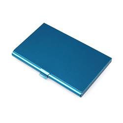 Tonsee Kreative Aluminium Halter Metall-Box Cover Kredit Visitenkarte Brieftasche (Blau) von Tonsee