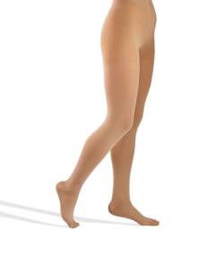 TONUS ELAST 23-32 mmHg Kompressionsstrumpfhose mit Fußspitze, Medizinische Klasse II, KKL 2 Stützstrumpfhose für Damen & Herren (M, 158-170 cm, Beige) von Tonus Elast