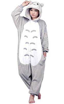 Tonwhar Totoro Kigurumi Pyjamas für Erwachsene, Anime-/Cosplay-/ Halloween-Kostüm von Tonwhar