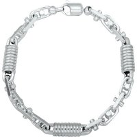 Tony Fein Silberarmband Monte Carlo Armband 7mm, Made in Italy für Damen und Herren von Tony Fein