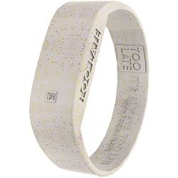 too 2 late Unisex Erwachsene Analog-Digital Uhr mit Silikon Armband LED GLIT White S von Too Late