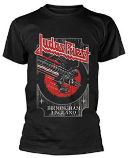 Judas Priest Silver and Red Vengeance T-Shirt Men von Too