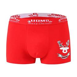 Toocool - Boxershorts für Herren, Rot, Slip, elastisch, Weihnachtsmann, Baumwolle, F-1168, 87834-84-166-1, Rot, 87834-84-166-1 Medium von Toocool