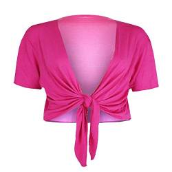 Toocool Damen Bolero Schwarz Schwarz One size, 71064-71-247-1, Pink, 71064-71-247-1 One size von Toocool