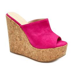 Toocool - Damen-Schuhe mit Keilabsatz, aus Wildleder, mit hohen Absätzen, Plateau CA128., fuchsia, 39 EU von Toocool