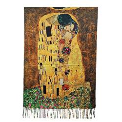 Toocool Klimt Van Gogh Kandinsky Monet Halstuch Schal Schal Unisex Schal A001, Kuss 2, Einheitsgröße von Toocool
