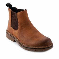 Toocool Stiefeletten für Herren, Chelsea Beatles, elegante Stiefel Y103, Braun - Camel - Größe: 43 EU von Toocool