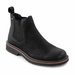 Toocool Stiefeletten für Herren, Chelsea Beatles, elegante Stiefel Y103, Schwarz - Schwarz - Größe: 43 EU von Toocool