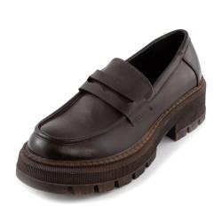Toocool YG902 Damen College Loafer Loafer Loafer Casual Schuhe, dunkelbraun, 37 EU von Toocool