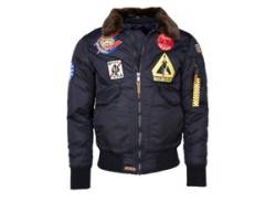 Bomberjacke TOP GUN "TG20202013" Gr. 50 (M), blau (navy) Herren Jacken Übergangsjacken von Top Gun