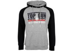 Kapuzenpullover TOP GUN "TG20212022" Gr. 3XL, grau (grey mélange) Herren Pullover Hoodie Sweatshirt Sweatshirts von Top Gun