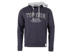 Kapuzenpullover TOP GUN "TG20213008" Gr. 3XL, blau (navy) Herren Pullover Hoodie Sweatshirt Sweatshirts von Top Gun