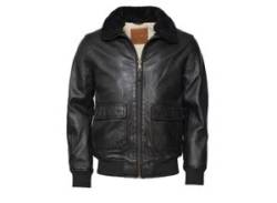 Lederjacke TOP GUN Gr. 3XL, schwarz (black) Herren Jacken Übergangsjacken von Top Gun