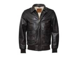 Lederjacke TOP GUN Gr. 56 (XXL), braun (brown) Herren Jacken Übergangsjacken von Top Gun